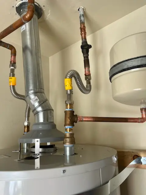 Water heater installation and plumbing repair in Easton
